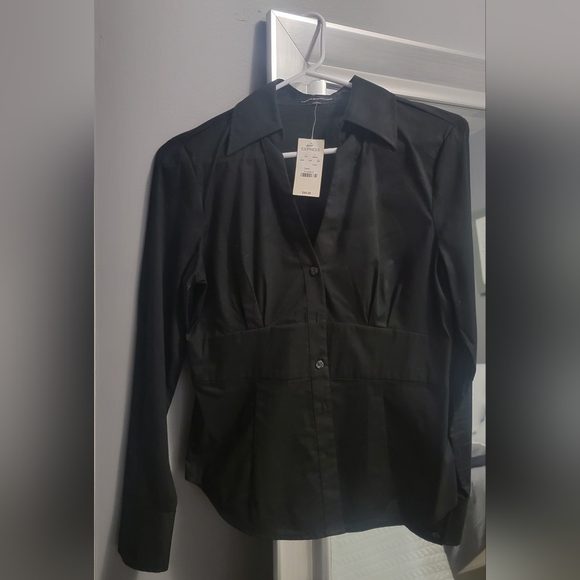 NWT Express black button down top - Picture 1 of 3